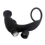 Vibrerende prostata plug m. penisring