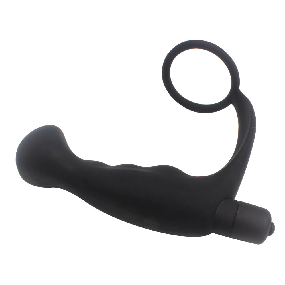 Vibrerende prostata plug m. penisring