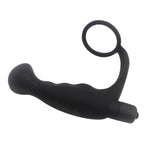 Vibrerende prostata plug m. penisring