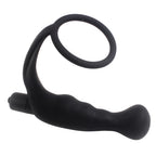 Vibrerende prostata plug m. penisring