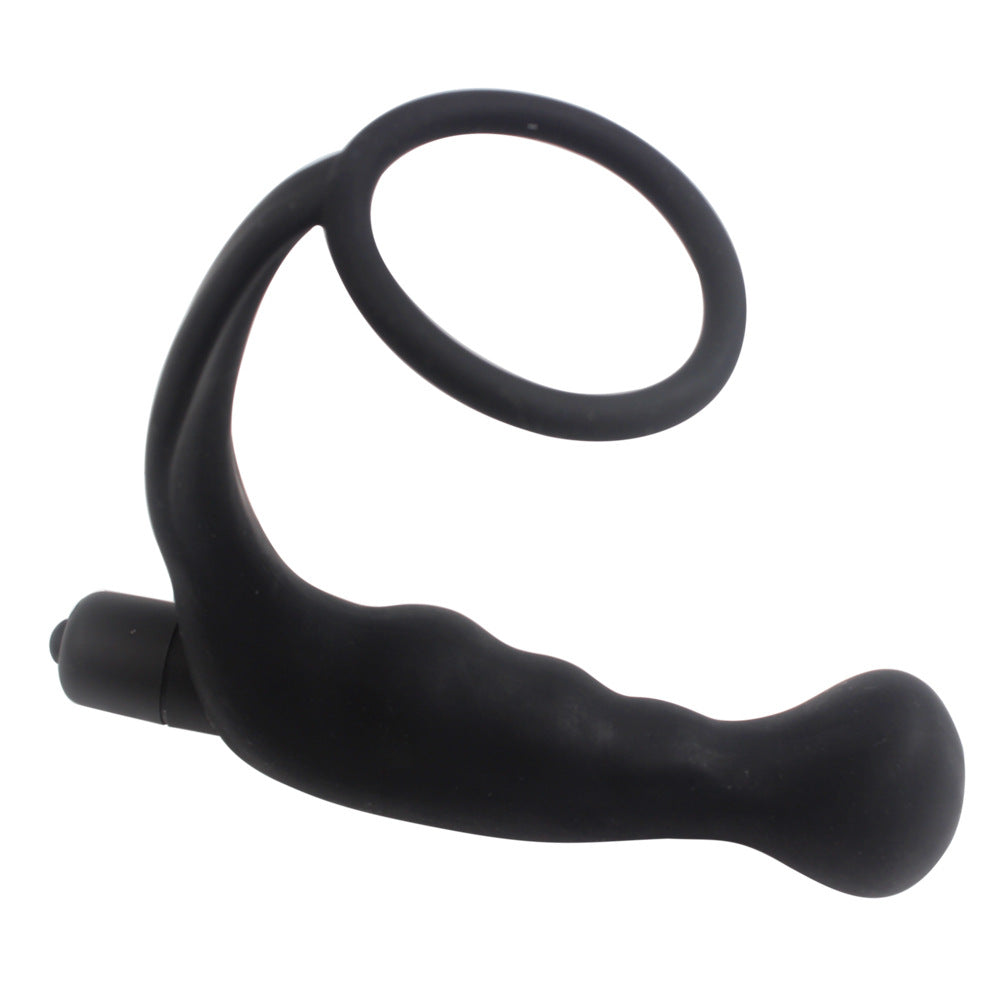 Vibrerende prostata plug m. penisring