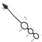 Multiman penisring med anal plug