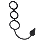 Multiman penisring med anal plug