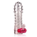 Penis sleeve m. klitoris vibrator WIN-WIN