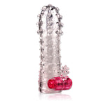 Penis sleeve m. klitoris vibrator WIN-WIN