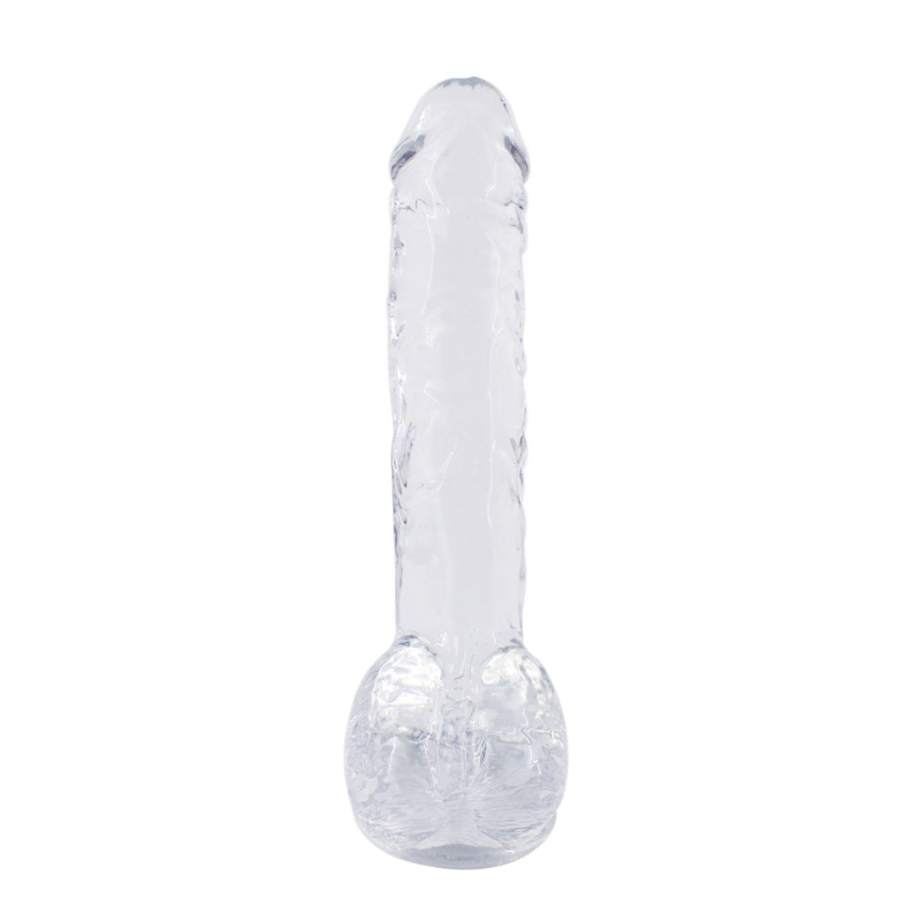 Transparent dildo LOVEDONG 21cm
