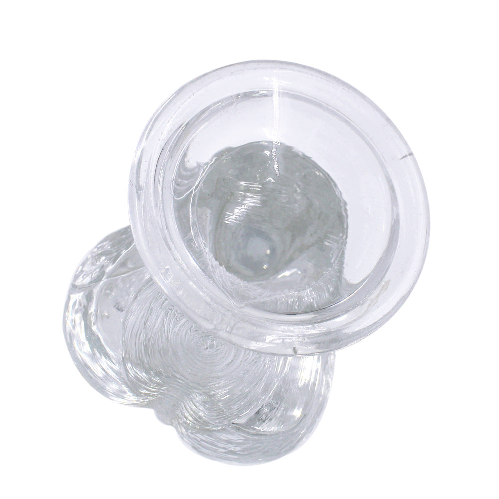 Transparent dildo LOVEDONG 21cm