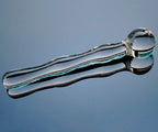 Raindrop glassdildo, 18cm