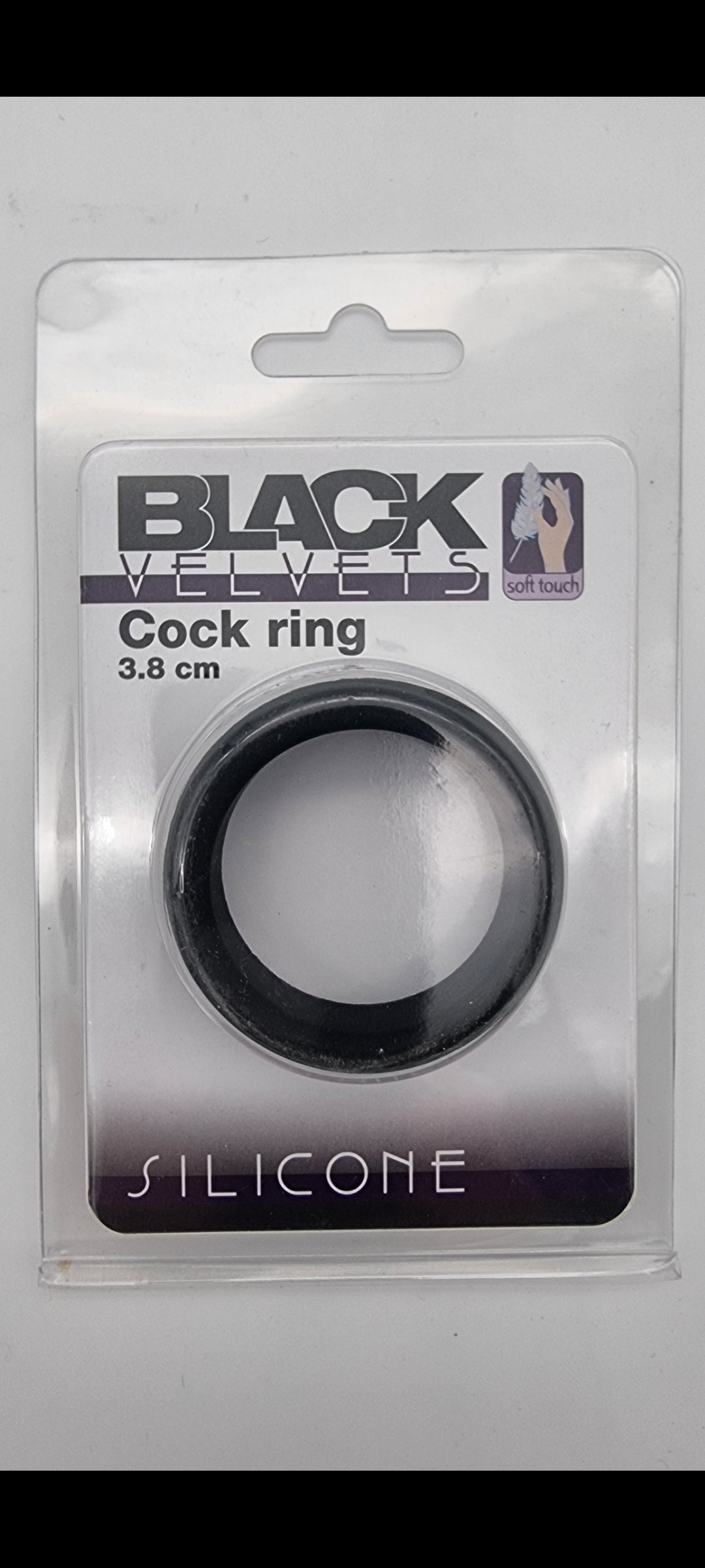 Black Velvets cock ring (3,8 cm)