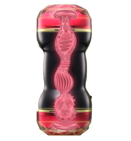 Delux double fun masturbator vagina+mund