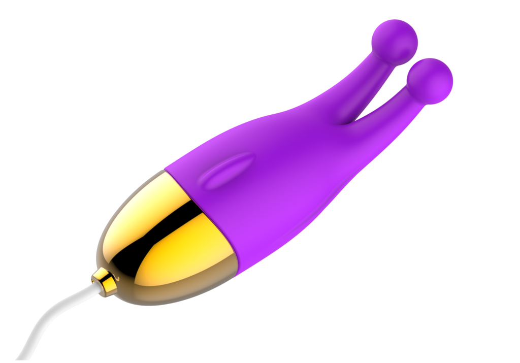 Fjernstyret klitoris vibrator, lilla 