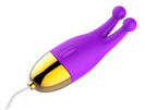 Fjernstyret klitoris vibrator, lilla 