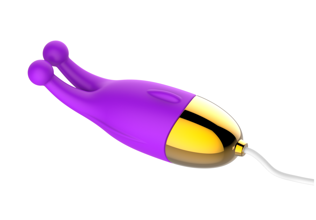 Fjernstyret klitoris vibrator, lilla 