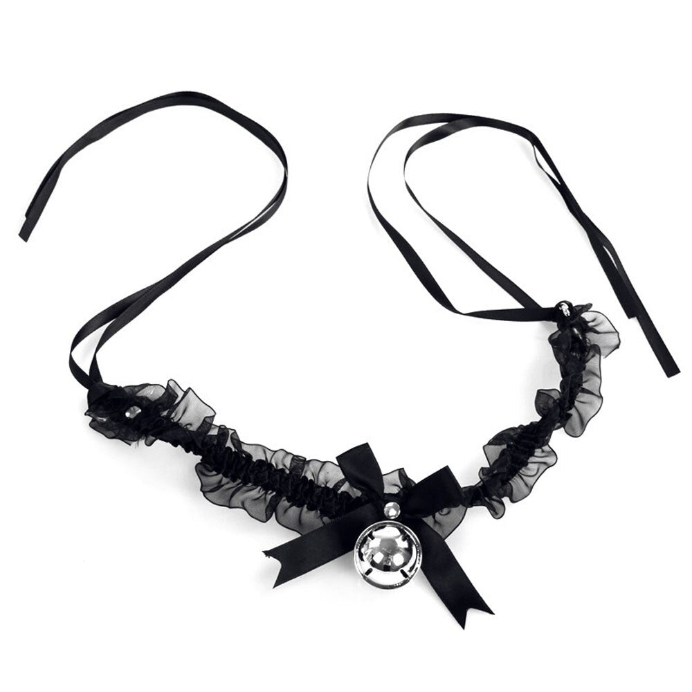 Bunny girl blonde collar m. klokke