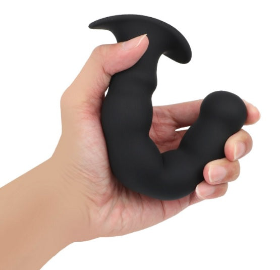 Silikone dildo + anal 16cm