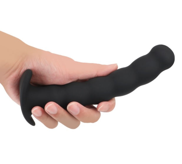 Silikone dildo + anal 16cm