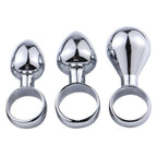 Buttplugs rabatpakke stål - 3 stk