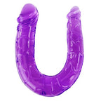 Kæmpe dobbelt dildo 40cm purple