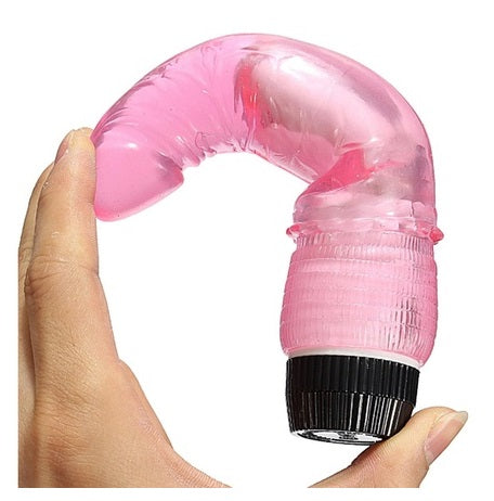 Vibrationsdildo 19cm, pink