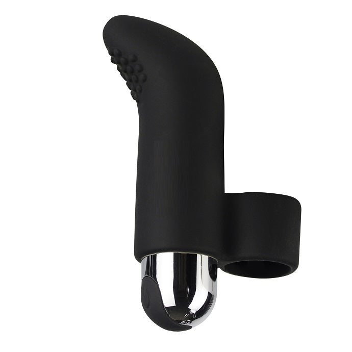 Fingervibrator silikone touch, sort