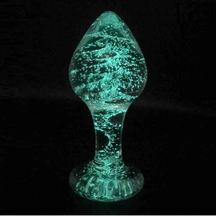 Selvlysende glasplug Glow-in-the-dark