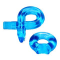 Penisringe big bandit 2 stk. transparent blå