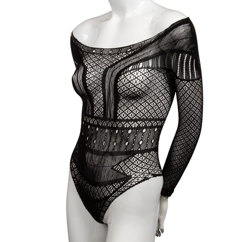 Calex Scandal off the shoulder body suit one size black