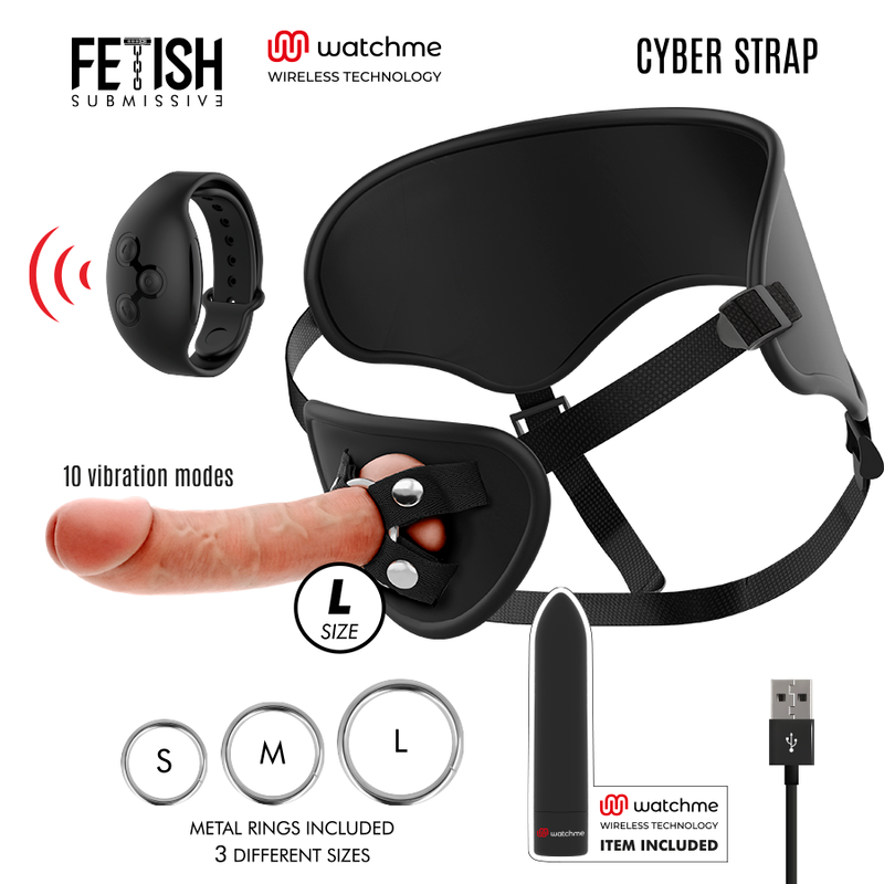 Cyber Strap vibrerer bullet watcme teknologi L