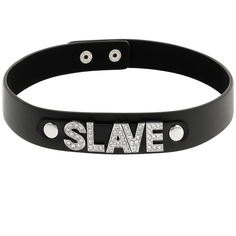 Coquette Chic Desire choker vegansk læder slave