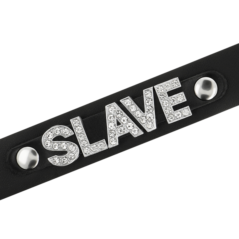 Coquette Chic Desire choker vegansk læder slave