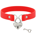 Coquette Chic Desire håndlavede choker hjerte rød