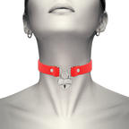 Coquette Chic Desire håndlavede choker hjerte rød