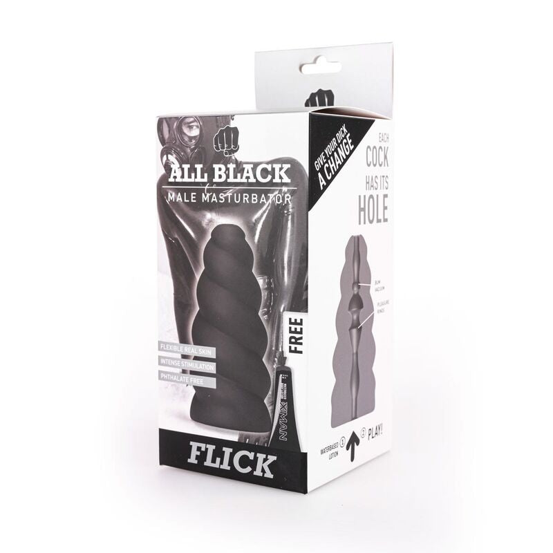 All Black masturbator flick