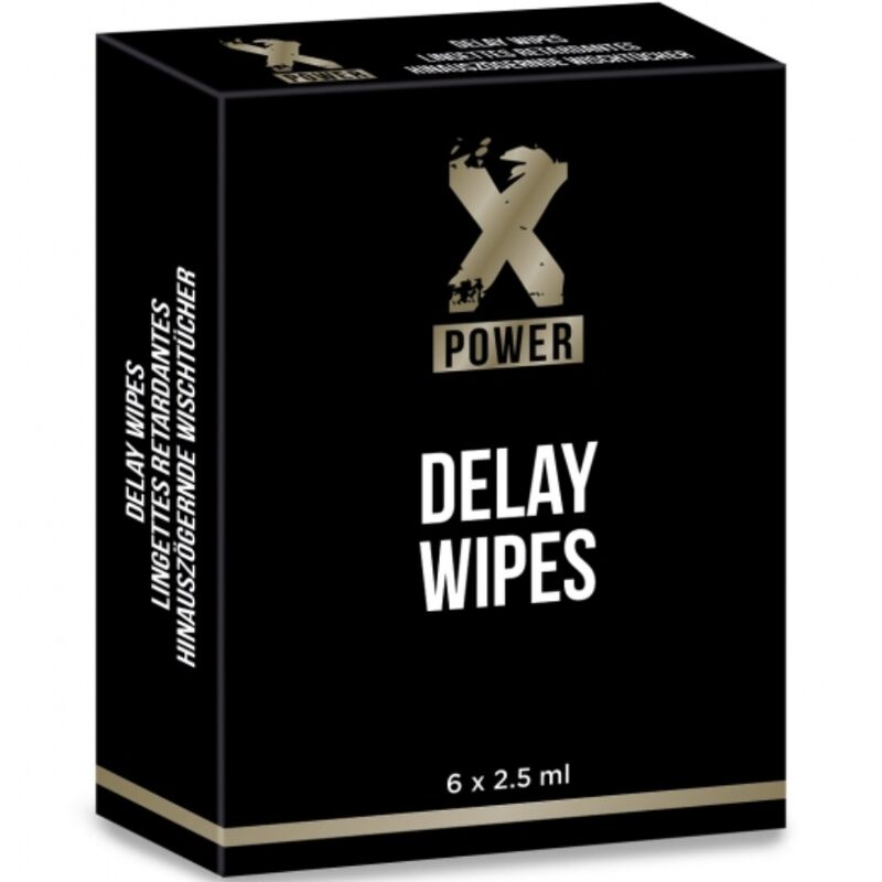Xpower delay wipes 6 stk