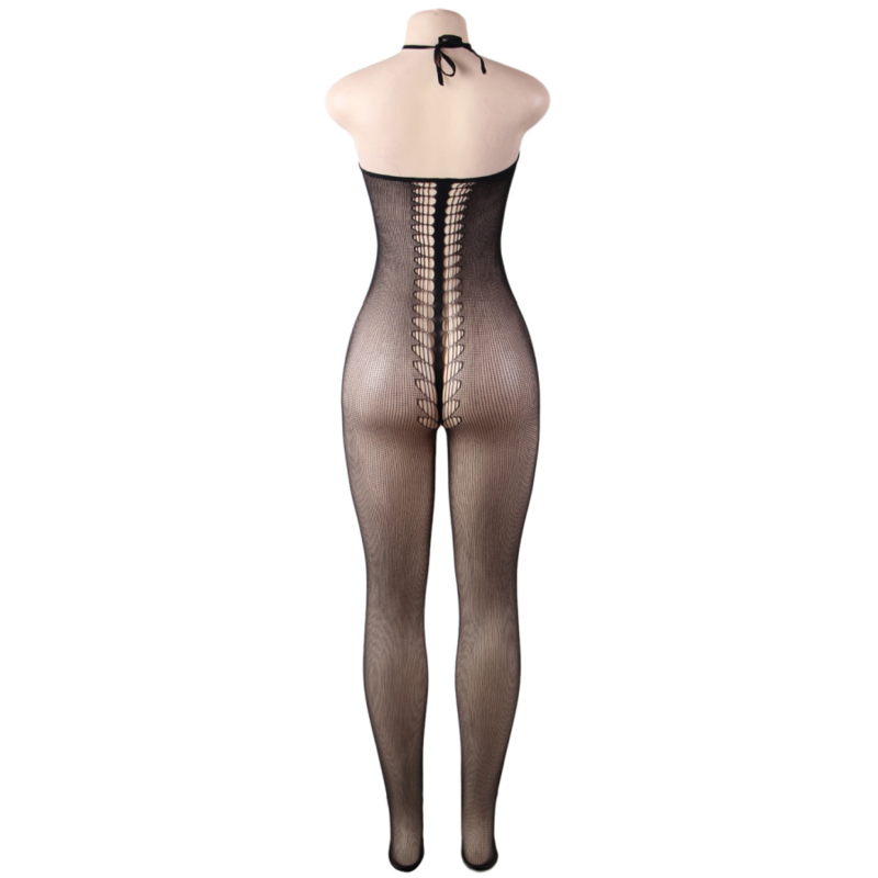Queen Lingerie halterneck bodystocking S/L