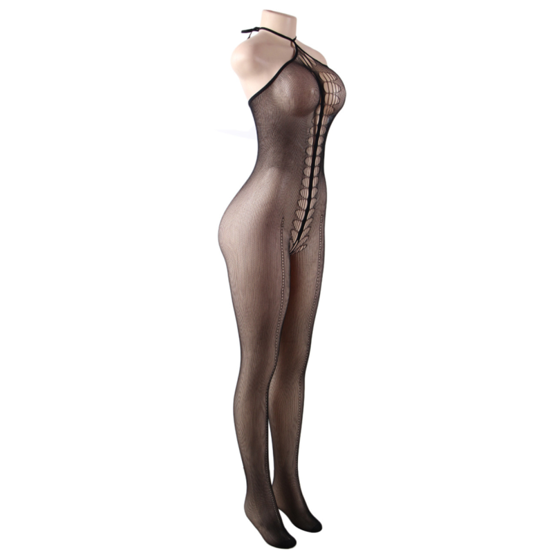 Queen Lingerie halterneck bodystocking S/L