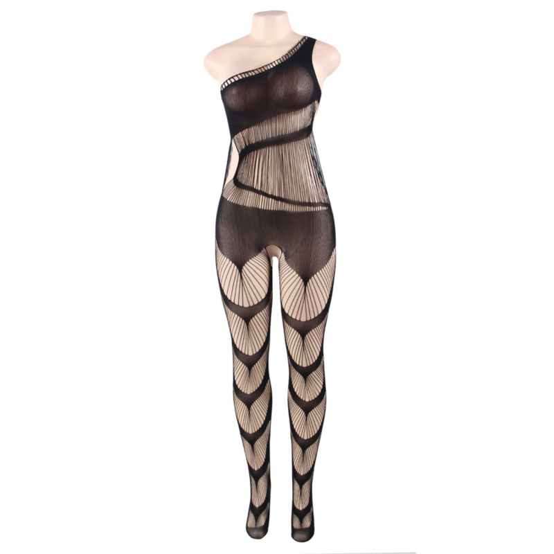 Queen Lingerie strappy bodystocking S/L