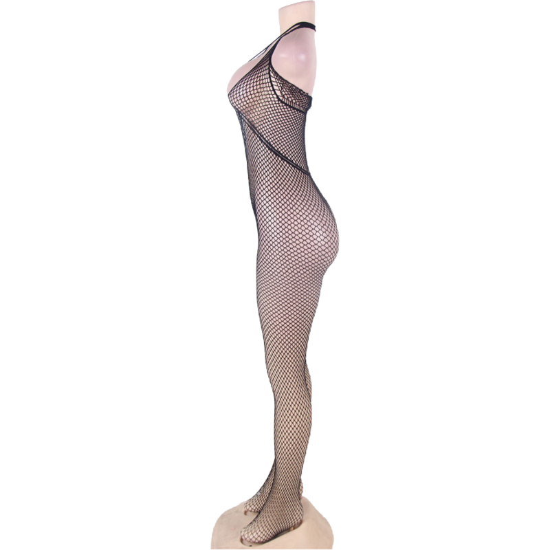 Queen Lingerie open back bodystocking S/L