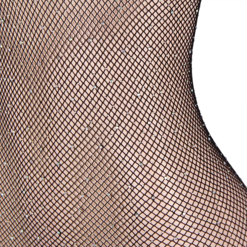 Queen Lingerie fishnet diamant bodystocking S/L