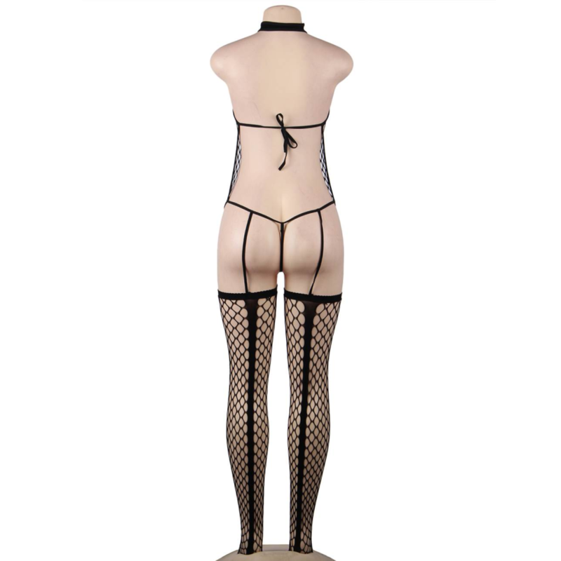 Queen Lingerie fishnet bodystocking S/L