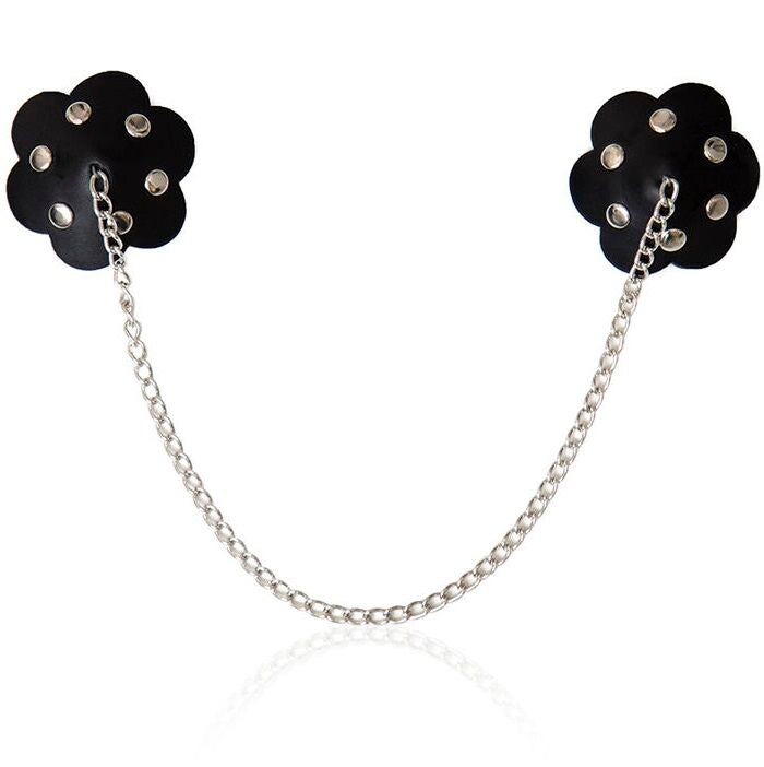 Ohmama fetish kronblade nipple covers and chain