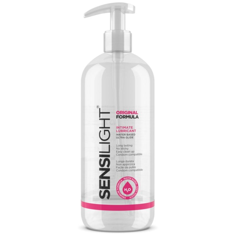 Sensilight original vandbaseret ultra glidecreme 500 ml
