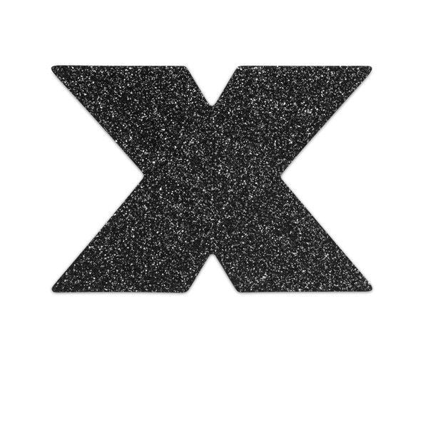 Bijoux Pezoneras x-shaped nipplecovers black