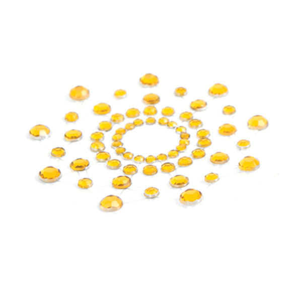 Bijoux Mimi gold rhinestone nipplecovers 2 stk 
