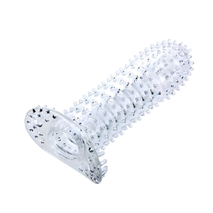 Baile penis sleeve hvid silikone