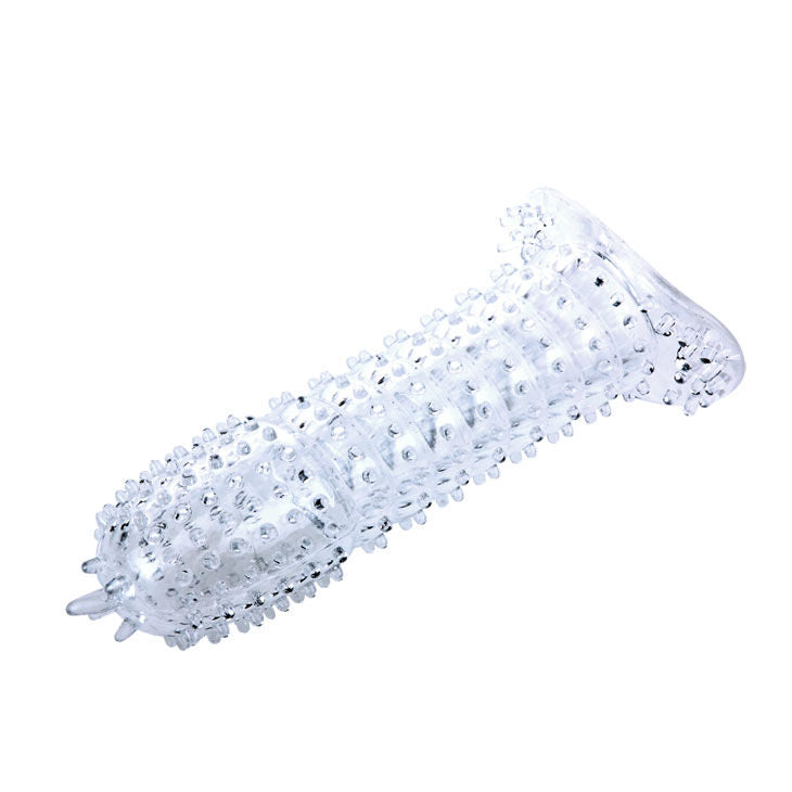 Baile penis sleeve hvid silikone