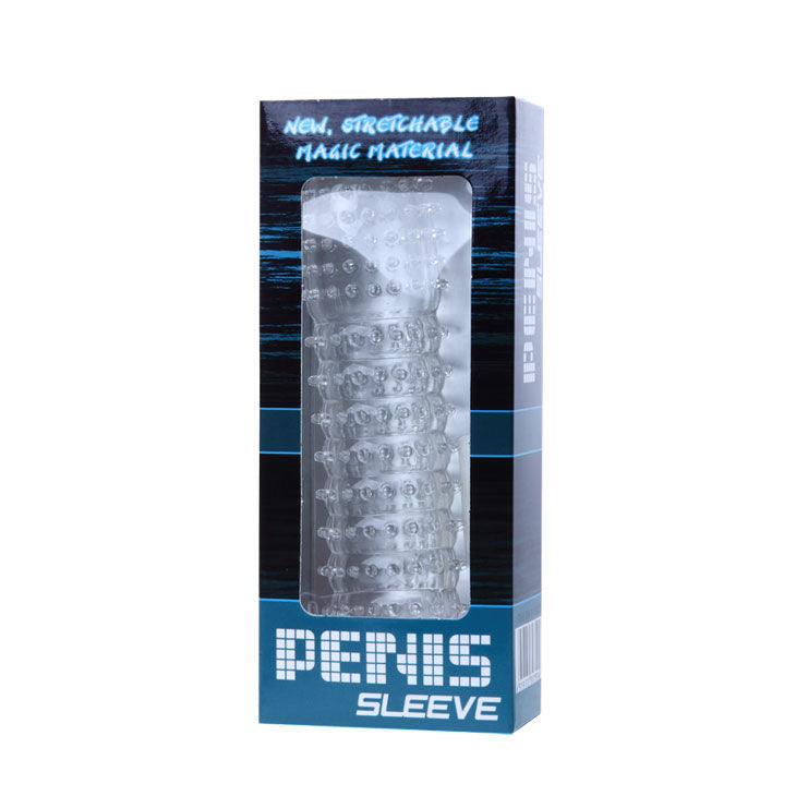 Baile penis sleeve hvid silikone