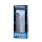 Baile penis sleeve hvid silikone