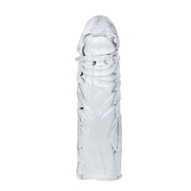 Baile penis sleeve lilla realistisk 13 cm
