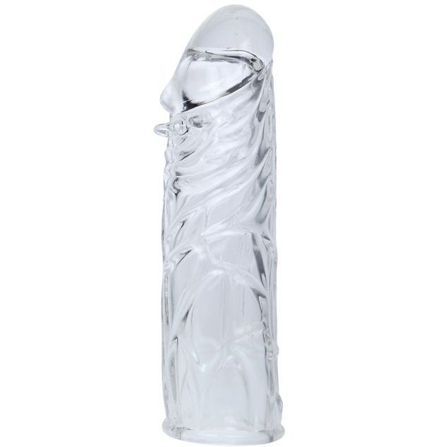 Baile penis sleeve lilla realistisk 13 cm